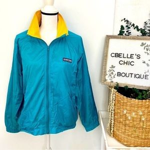 Vintage Lands’ End Squall Jacket in Teal Sz M (10-12)